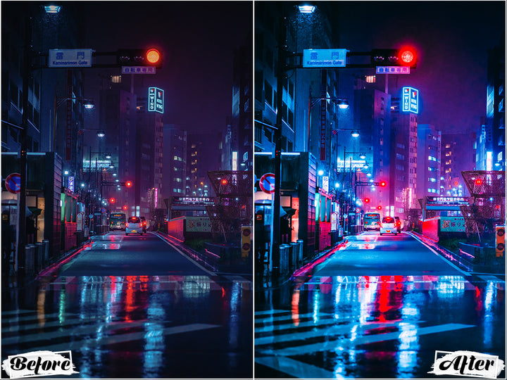 Neon City Lightroom Presets For Mobile and Desktop