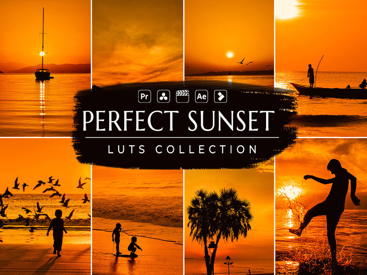 Perfect Sunset Video LUTs for Final Cut Pro, Premiere pro and Davinci Resolve