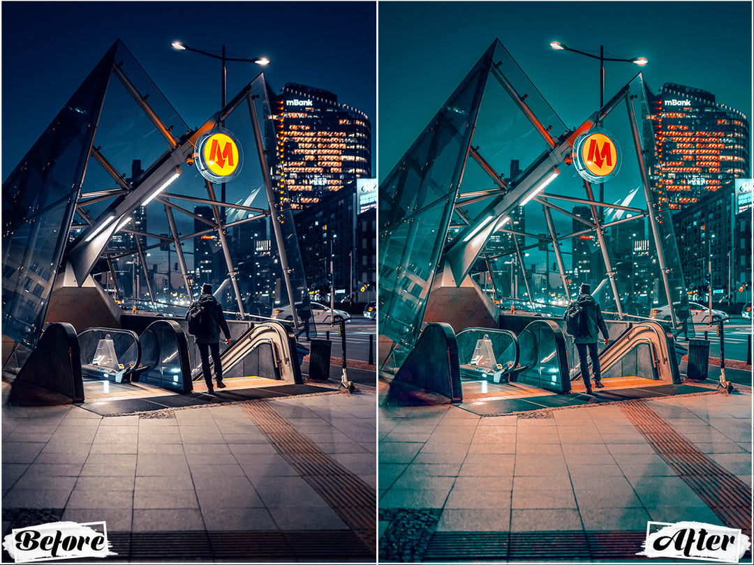 Urban Night Lightroom Presets For Mobile and Desktop