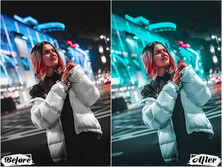 Urban Night Lightroom Presets For Mobile and Desktop