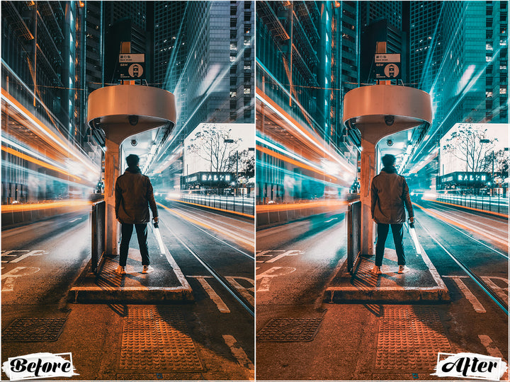 Urban Night Lightroom Presets For Mobile and Desktop