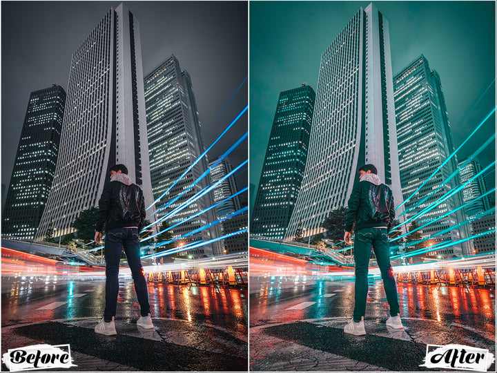 Urban Night Lightroom Presets For Mobile and Desktop