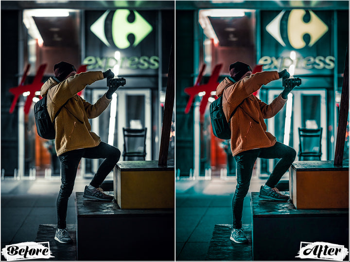 Urban Night Lightroom Presets For Mobile and Desktop