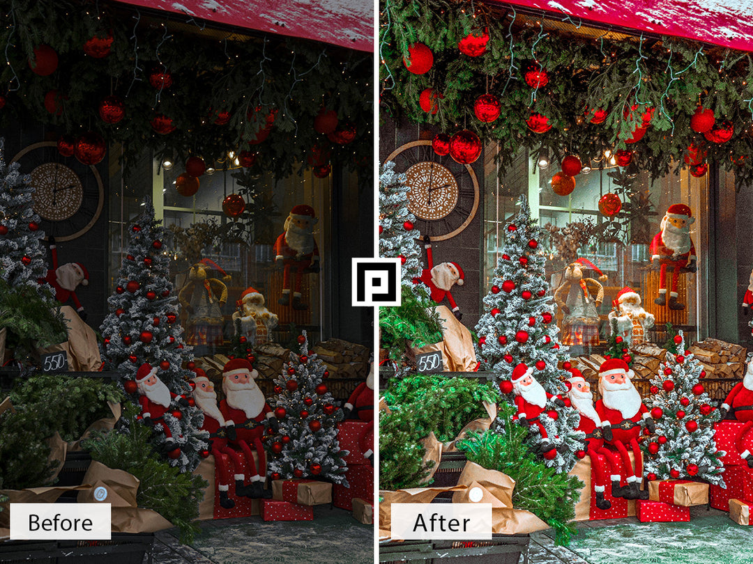Vibrant Christmas Lightroom Mobile and Desktop Presets